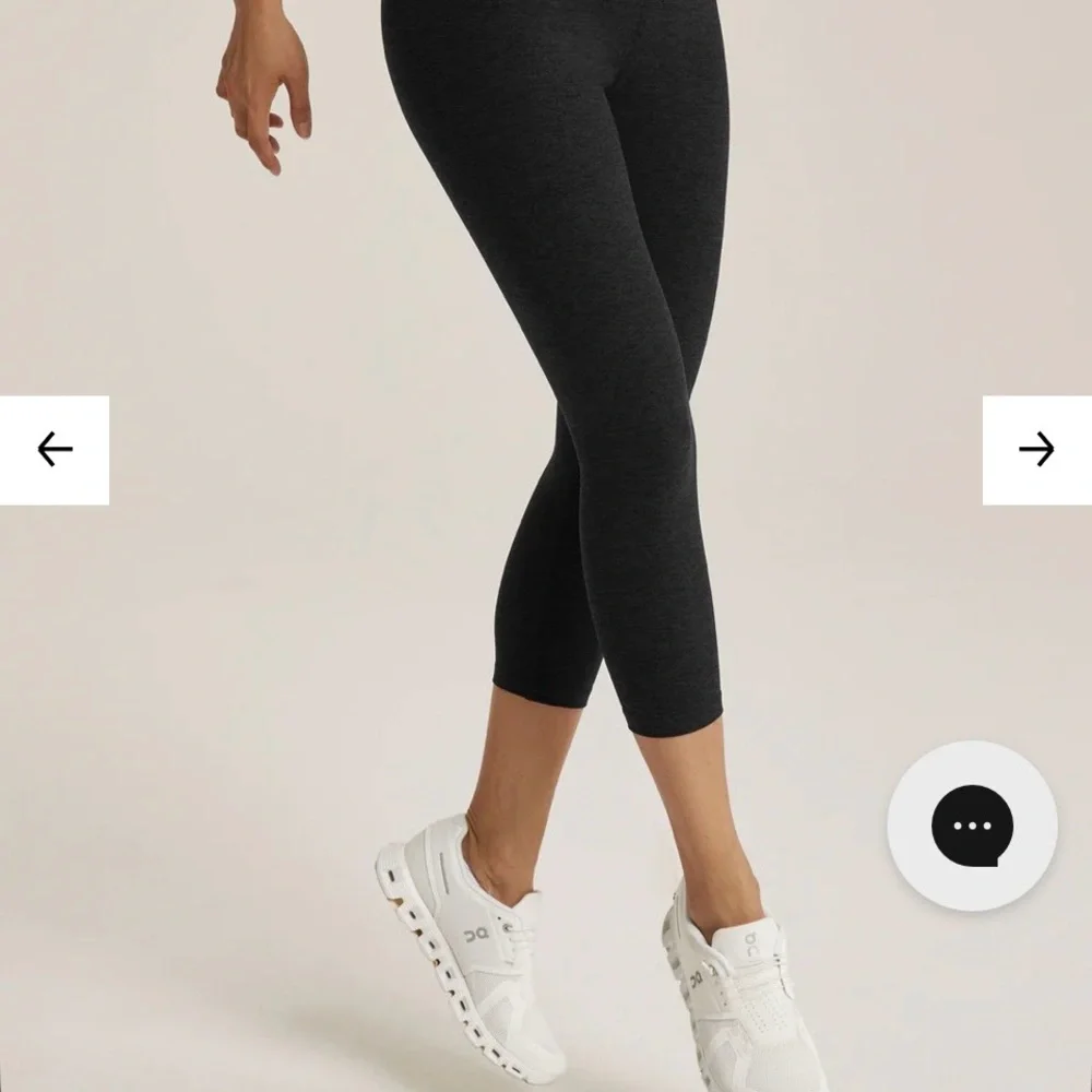 Beyond Yoga Spacedye Walk And Talk High-Waisted Leggings, Teal, Size Large - Picture 7 of 7